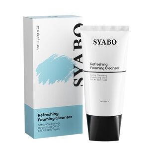 SYABO Refreshing Foaming Facial Cleanser, Gentle Cleansing Face Wash 5oz NIB